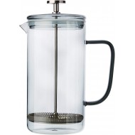 La Cafetière French Press Coffee Maker, Borosilicate Glass, Smoky Grey, 8 Cup - 1 Litre