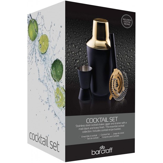 Shop quality BarCraft Luxury Stainless Steel Cocktail Making Kit - Brass Finish (3-Piece Gift Set) in Kenya from vituzote.com Shop in-store or online and get countrywide delivery!