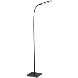 TaoTronics Black LED Floor Standing Lamp + Dimmable 4 Brightness Levels & Adjustable Gooseneck Lighting (  69. 3” Height)