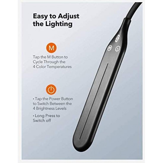 TaoTronics Black LED Floor Standing Lamp + Dimmable 4 Brightness Levels & Adjustable Gooseneck Lighting ( 69. 3” Height), TT-DL072BLK Shop quality TaoTronics Black LED Floor Standing Lamp + Dimmable 4 Brightness Levels & Adjustable Gooseneck Lighting ( 69. 3” Height) in Kenya from vituzote.com Shop in-store or get countrywide delivery!