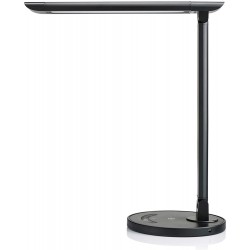 TaoTronics LED Desk Dimmable Office Lamp + USB Charging + 5 Lighting Mode + 7 Brightness Levels, Touch Control