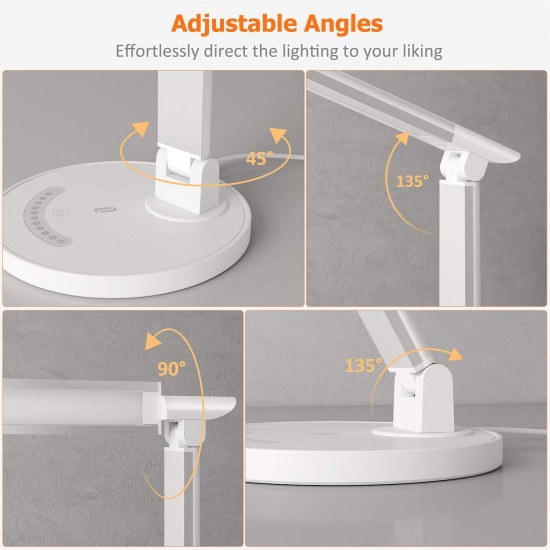 Shop quality TaoTronics LED Desk/Table Lamps, Dimmable Office Lamp + USB Charging Port + 5 Lighting Modes + 7 Brightness Levels, Touch Control in Kenya from vituzote.com Shop in-store or online and get countrywide delivery!