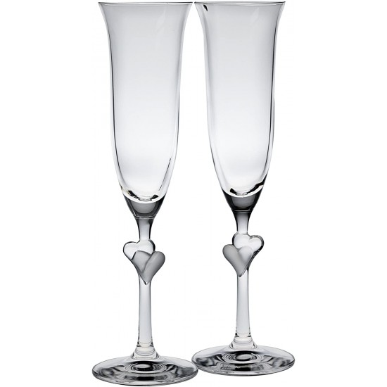 Shop quality Stolzle L Amour Sparkling Crystal Wine Flutes with Satin hearts, 175ml SET of 2 Gift Boxed Glasses (Made in Germany) in Kenya from vituzote.com Shop in-store or online and get countrywide delivery!