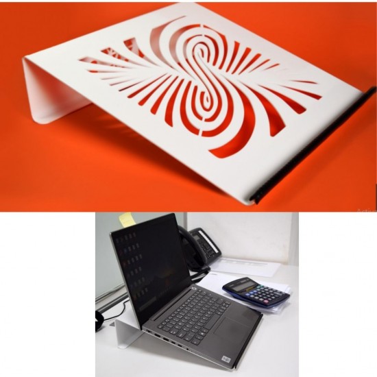 Shop quality Zuri Laptop Riser – Swirl Design White in Kenya from vituzote.com Shop in-store or online and get countrywide delivery!