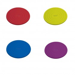 Colourworks Silicone Round Coaster - Assorted Colors - Sold per piece