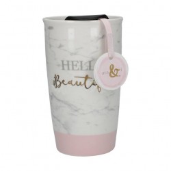 Creative Tops Hello Beautiful Double Walled Travel Mug, 380 ml