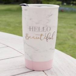 Creative Tops Hello Beautiful Double Walled Travel Mug, 380 ml
