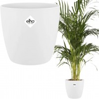 Elho Brussels Round Indoor 18cm Flowerpot, White