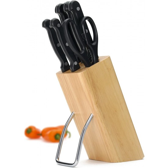 Shop quality Kitchen Craft Six Piece Knife Set and Wooden Knife Block- Gift boxed in Kenya from vituzote.com Shop in-store or online and get countrywide delivery!