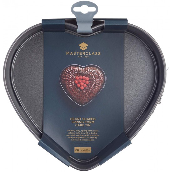 Shop quality Master Class Heart Shaped Cake Tin - 9 Inch Springform Cake Tin with Loose Base and Non Stick Coating in Kenya from vituzote.com Shop in-store or online and get countrywide delivery!