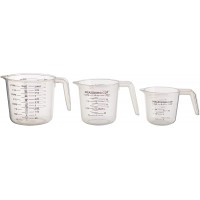 Premier Measuring Cups, Transparent Plastic -  Set of 3