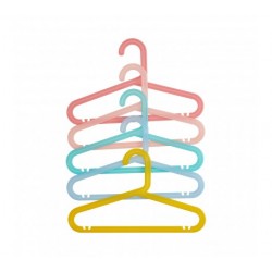 Premier Spectrum 20 Piece Multicolour Kids Hanger Set