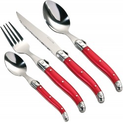 Premier Swiss Cutlery Set - 16-Piece, Red - Gift Boxed