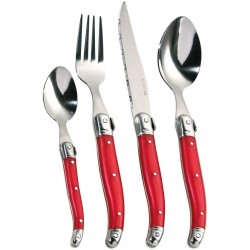Premier Swiss Cutlery Set - 16-Piece, Red - Gift Boxed