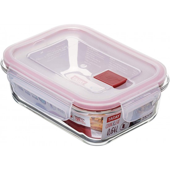 Shop quality Tatay Airtight Glass Food Container (dishwasher, fridge, freezer and microwave safe)  640ml in Kenya from vituzote.com Shop in-store or get countrywide delivery!