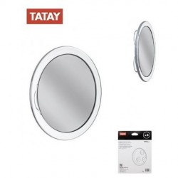 Tatay Cosmetic Bathroom Mirror with Suction Pads