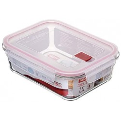 Tatay Airtight Food Glass Container (dishwasher, fridge, freezer and microwave safe) 1.5Litres