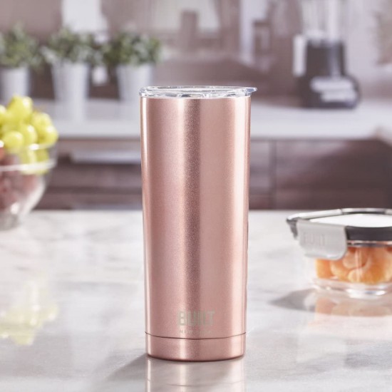 Shop quality BUILT Double Walled Stainless Steel Travel Mug Rose Gold, 590ml in Kenya from vituzote.com Shop in-store or online and get countrywide delivery!