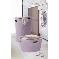 Tatay Baobab Laundry Basket 35 litres, Lilac