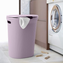 Tatay Baobab Laundry Basket, 40Litre Capacity, Lilac
