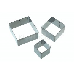 Sweetly Does It Set of 3 Square Fondant Cutters