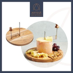 Artesa Girolle Cheese Curler, Acacia Wood
