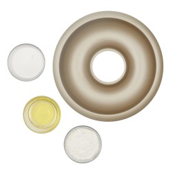 Home Basics Aurelia Non-Stick Carbon Steel Pan in Gold (For Savarin cakes )