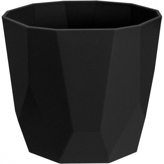 Shop quality Elho Geometric Flowerpot for Indoor - Living Black, 18 cm in Kenya from vituzote.com Shop in-store or get countrywide delivery!