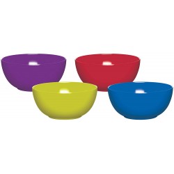 Colourworks Set of 4 Melamine Bowls
