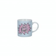 Kitchen Craft Porcelain 'Girl Power'' Espresso Cup, 80ml