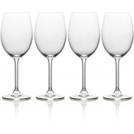 Mikasa Julie Luxury Lead Crystal White Wine Glasses, 468 ml - Clear (Set of 4)