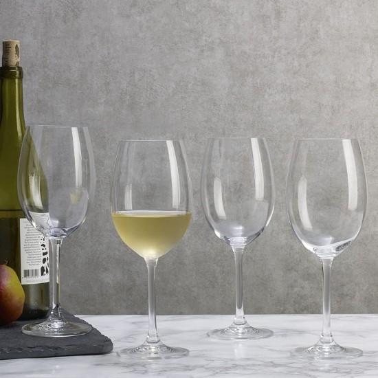 Shop quality Mikasa Julie Luxury Lead Crystal White Wine Glasses, 468 ml - Clear (Set of 4) in Kenya from vituzote.com Shop in-store or online and get countrywide delivery!