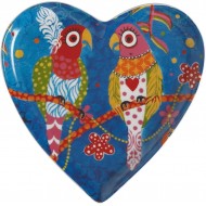 Maxwell & Williams Love Hearts 15.5cm Rainbow Girls Heart Plate