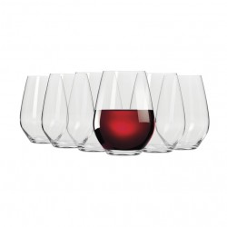 Maxwell & Williams Vino Set of 6 Stemless White Wine Glasses, 400ml