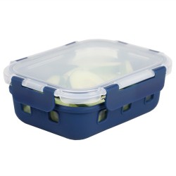 Home Basics Michael Graves Design Food Storage Container, 595 Grams, Indigo