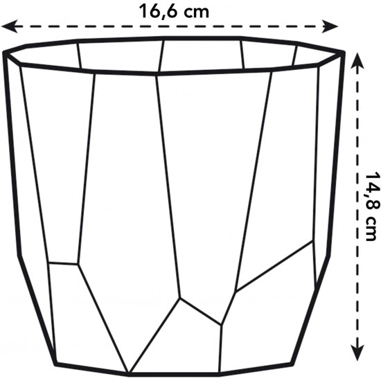 Elho Geometric Flowerpot for Indoor -18 cm - Ochre, 8711904303068 Shop quality Elho Geometric Flowerpot for Indoor -18 cm - Ochre in Kenya from vituzote.com Shop in-store or get countrywide delivery!
