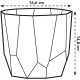 Elho Geometric Flowerpot for Indoor -18 cm - Ochre, 8711904303068 Shop quality Elho Geometric Flowerpot for Indoor -18 cm - Ochre in Kenya from vituzote.com Shop in-store or get countrywide delivery!