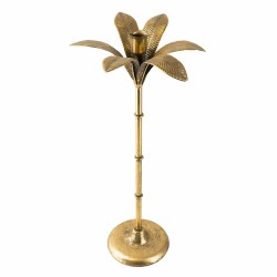 Candlelight Gold Palm Tree shaped Candle Holder - 42 cm Tall