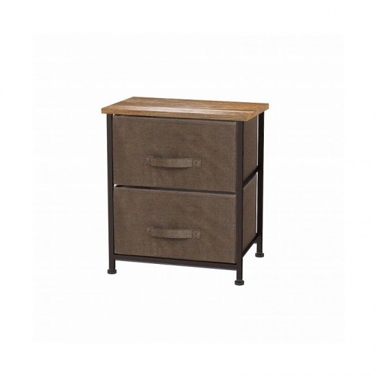 Shop quality Home Basics 2 Drawer Storage Tower Organizer Brown in Kenya from vituzote.com Shop in-store or online and get countrywide delivery!
