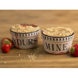 Creative Tops Stir It Up Ramekins – Set of 2, Ceramic, Gift Packaged, Off White