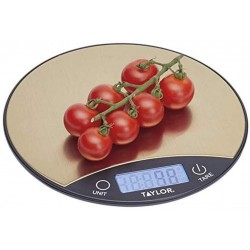 Taylor Pro Digital  5 kg / 5 Liters Kitchen Scale with Brushed Finish in Gift Box, Stainless Steel