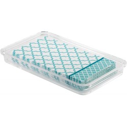 InterDesign Clarity Guest Towel Tray, Clear 
