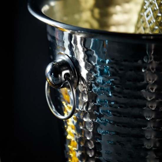 Shop quality BarCraft Hammered-Steel Sparkling Wine & Champagne Bucket with Ring Handles in Kenya from vituzote.com Shop in-store or get countrywide delivery!