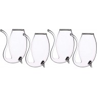 BarCraft Liqueur/Port Sippers in Gift Box, Glass, 90 ml, Set of 4