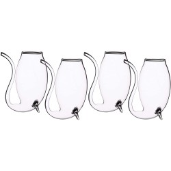 BarCraft Liqueur/Port Sippers in Gift Box, Glass, 90 ml, Set of 4