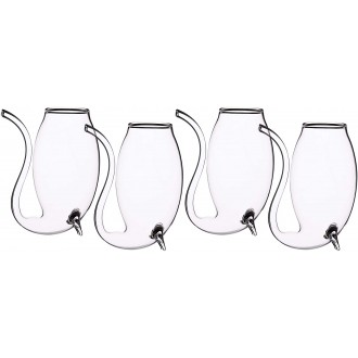 BarCraft Liqueur/Port Sippers in Gift Box, Glass, 90 ml, Set of 4