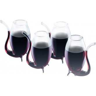 BarCraft Liqueur/Port Sippers in Gift Box, Glass, 90 ml, Set of 4