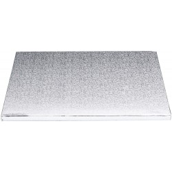 Kitchen Craft Cake Drum, Mix of Multiple Materials, Silver, 9 x 12 x 16 cm