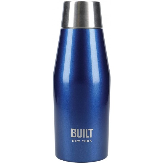 BUILT Apex Insulated Double Walled Bottle - Midnight Blue, 330ml BUILT Apex Insulated Double Walled Bottle - Midnight Blue, 330ml