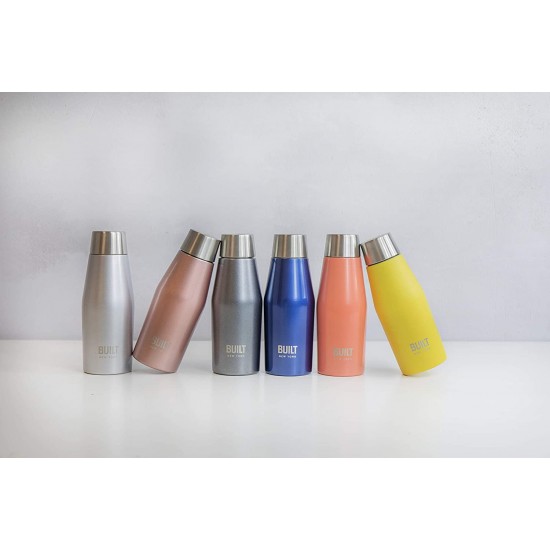 BUILT Apex Insulated Double Walled Bottle - Midnight Blue, 330ml BUILT Apex Insulated Double Walled Bottle - Midnight Blue, 330ml